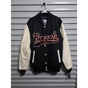 Starter NFL Cincinnati Bengals Letterman Style Jacket Men’s Large MSRP $450